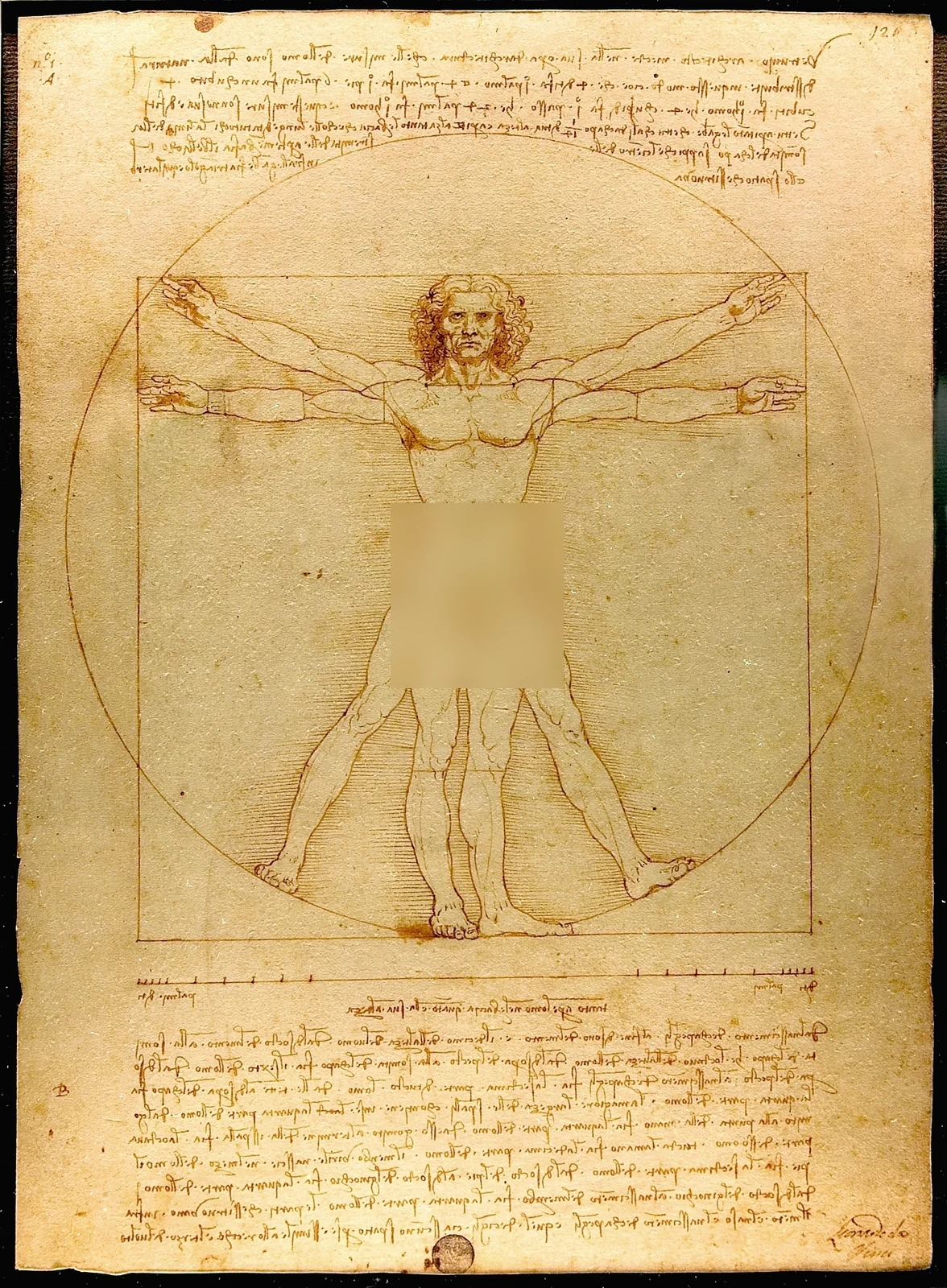 Leonardo da Vinci, Vitruvian Man