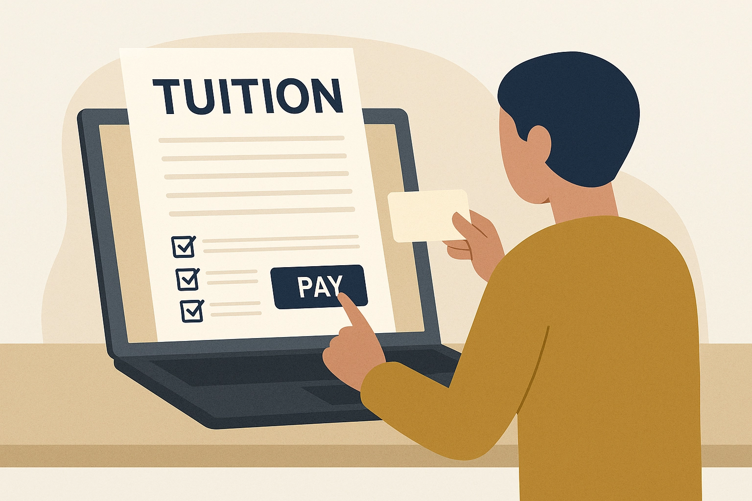 Family reviewing Virtualis tuition and enrollment information
