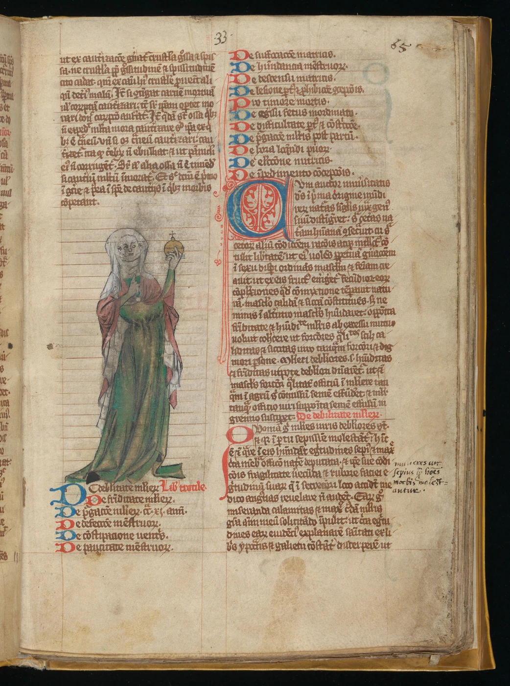 Trota of Salerno, medieval manuscript illumination